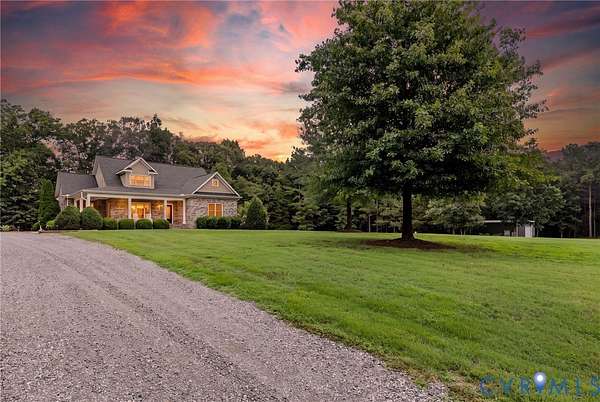 7 Acres of Land with Home for Sale in Rockville, Virginia