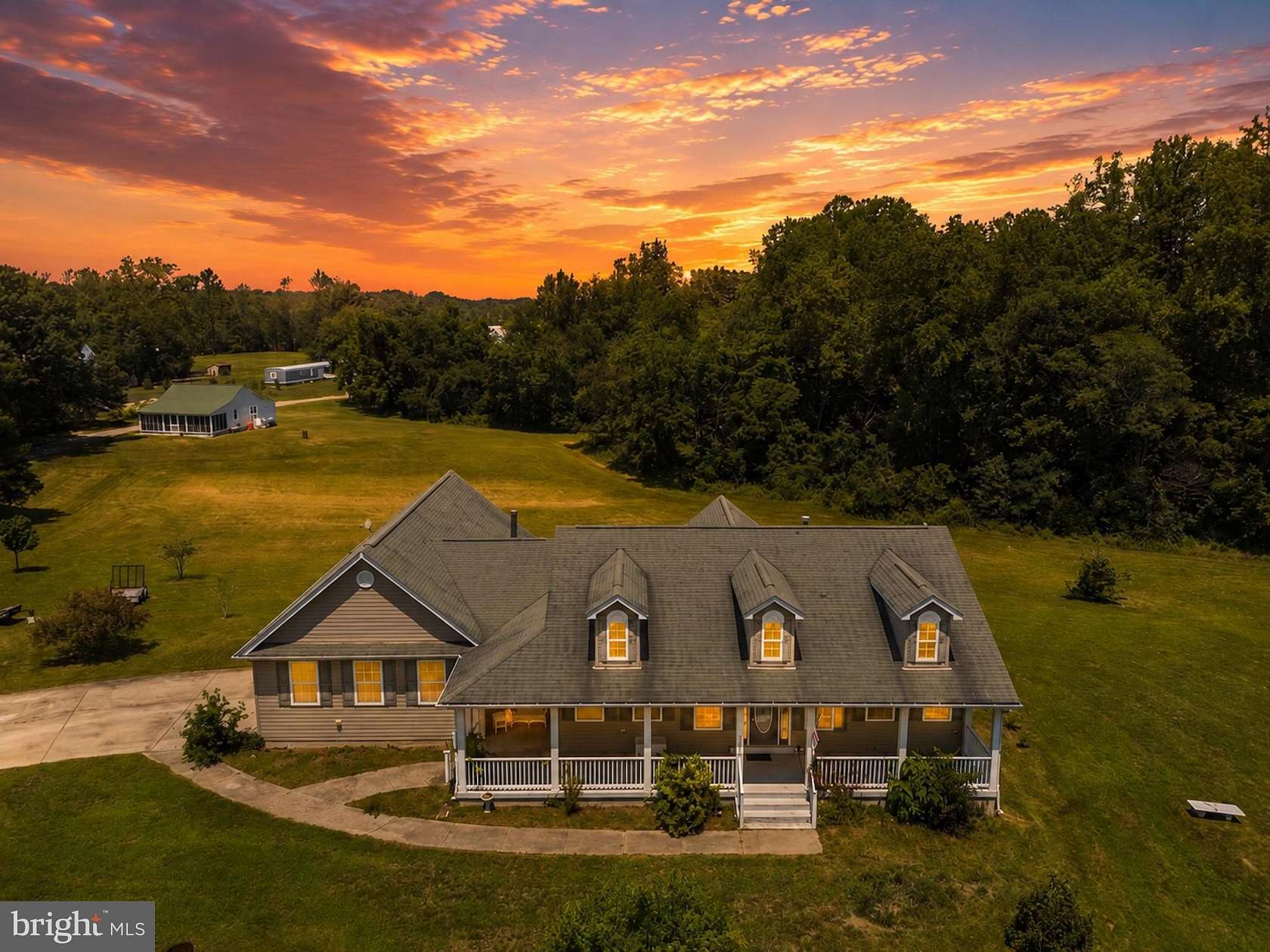 10.5 Acres of Land with Home for Sale in Brandywine, Maryland