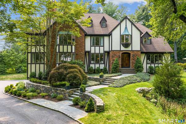 2 Acres of Land with Home for Sale in New Canaan, Connecticut
