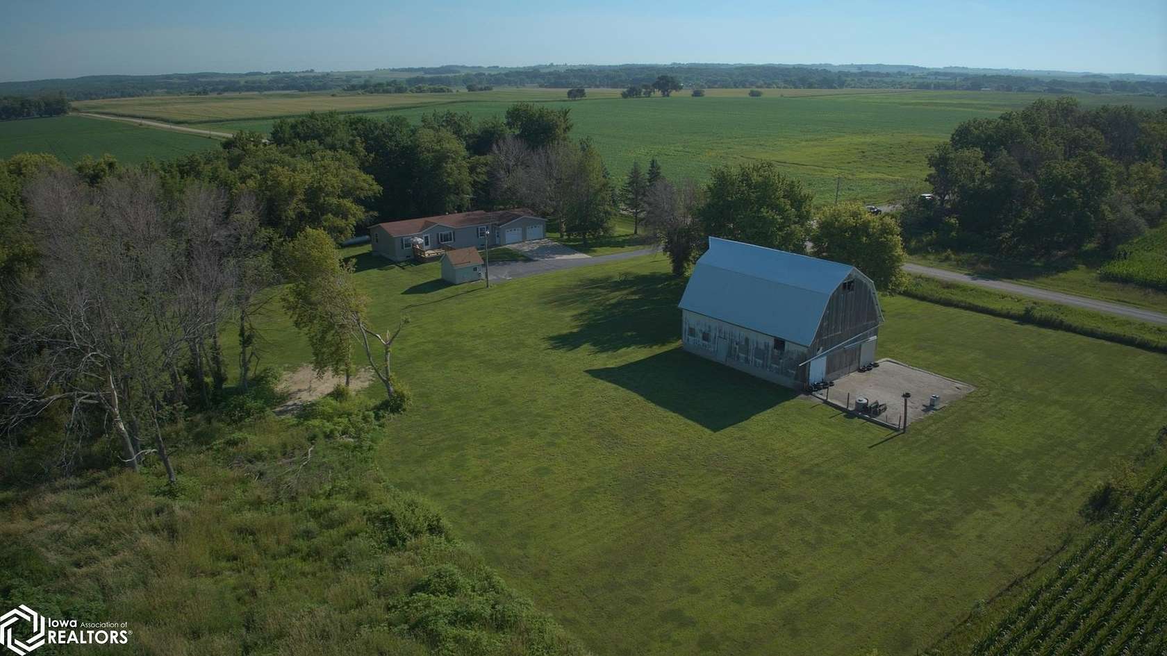 4.66 Acres of Land with Home for Sale in Forest City, Iowa