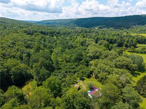 44.4 Acres of Improved Recreational Land for Sale in Canaseraga, New York