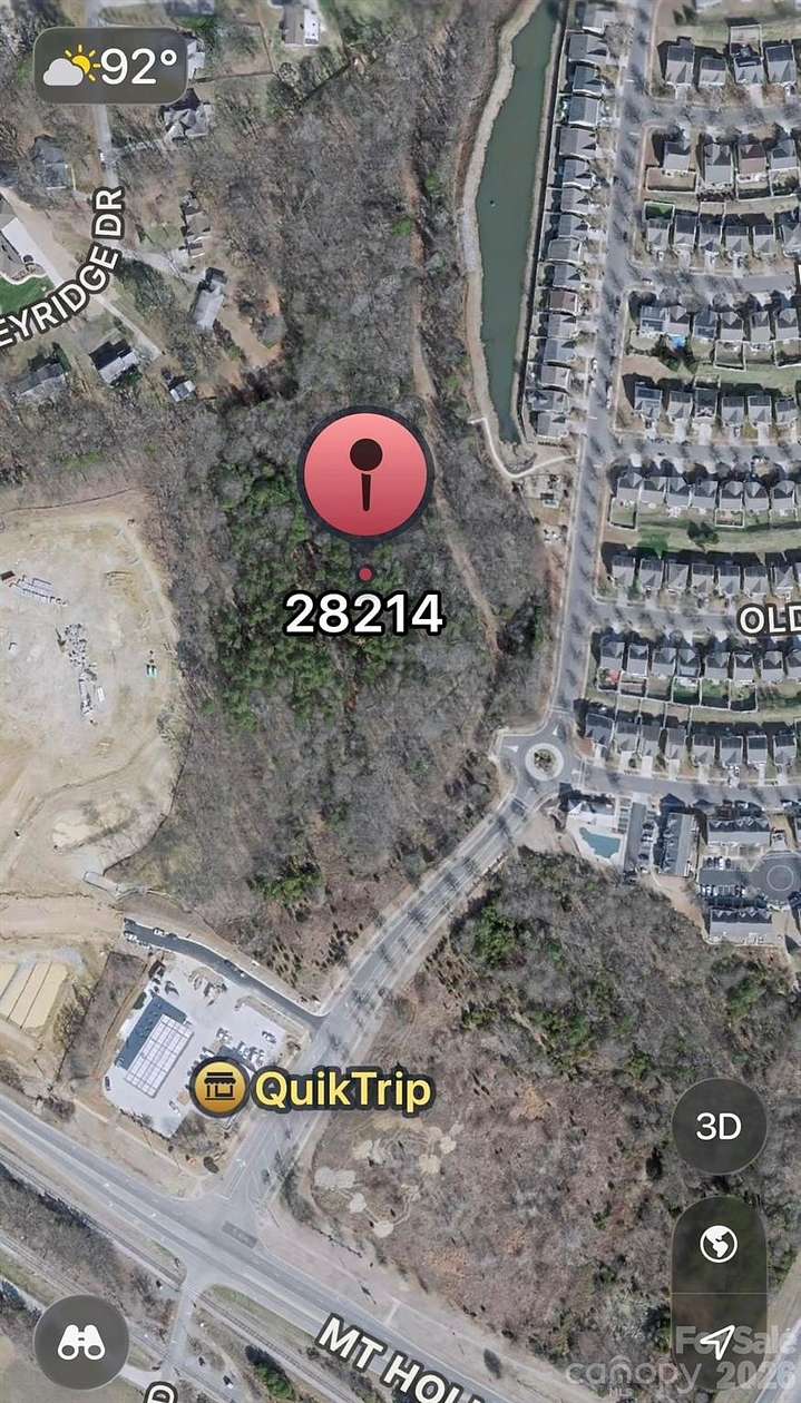8.77 Acres of Land for Sale in Charlotte, North Carolina