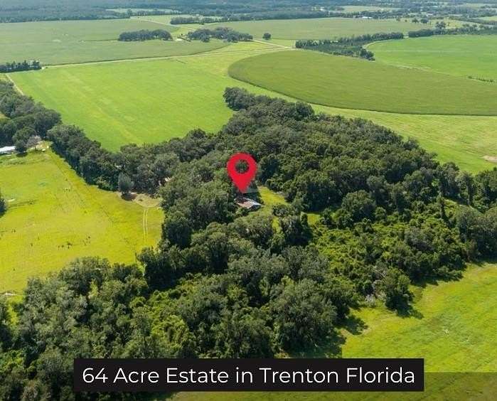 65 Acres of Land with Home for Sale in Trenton, Florida
