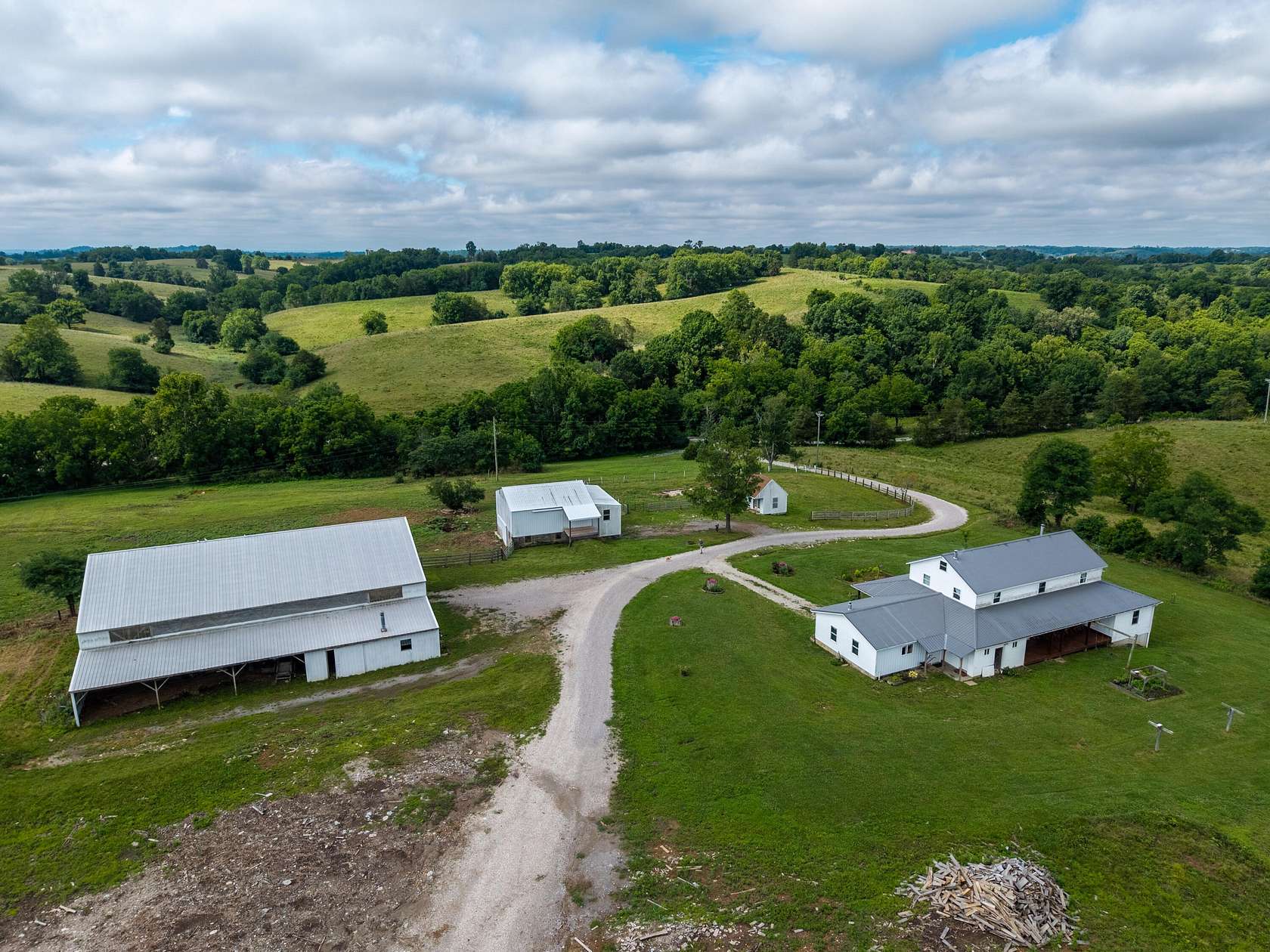 24.4 Acres of Agricultural Land with Home for Sale in Hillsboro, Kentucky