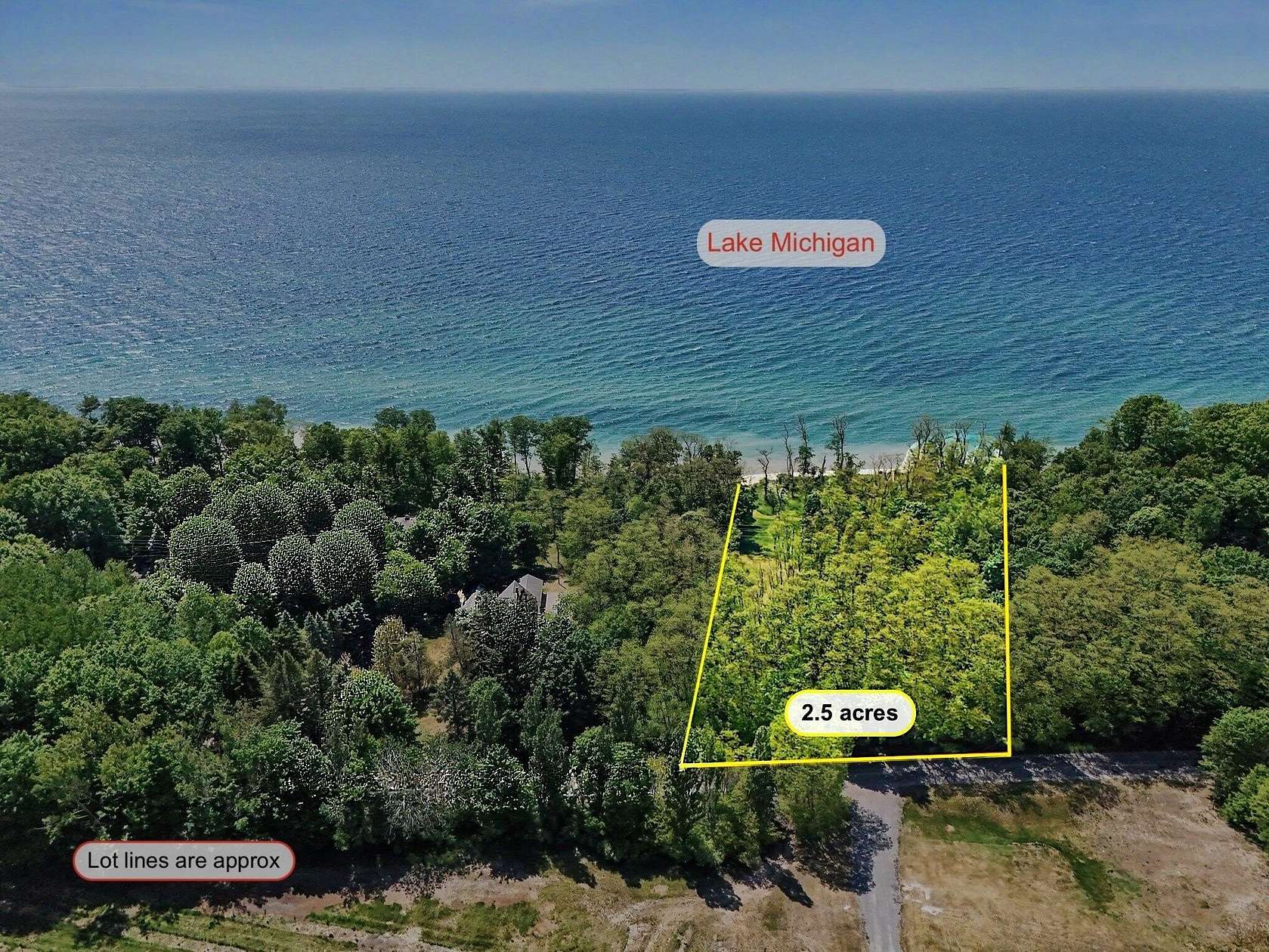 2.5 Acres of Residential Land for Sale in Ludington, Michigan
