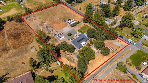 3.3 Acres of Land with Home for Sale in Sebastopol, California