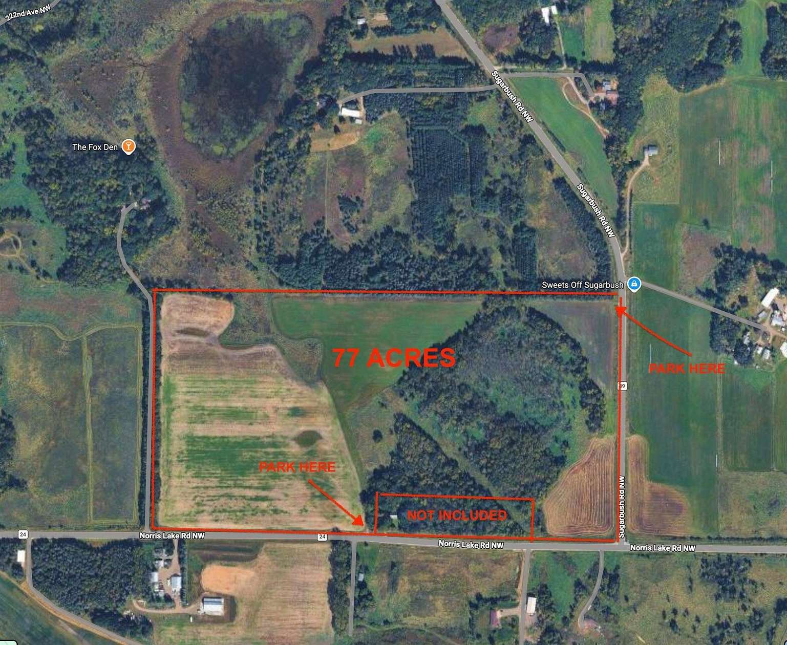 78 Acres of Land for Sale in Nowthen, Minnesota