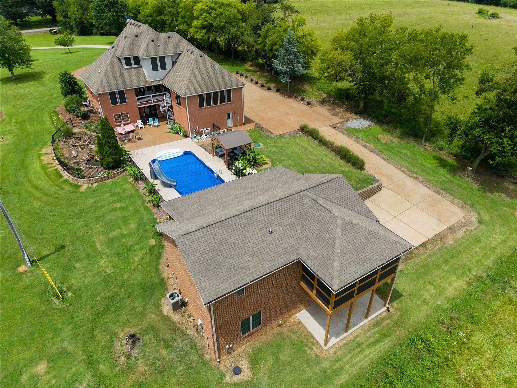 3.8 Acres of Land with Home for Sale in Greenbrier, Tennessee