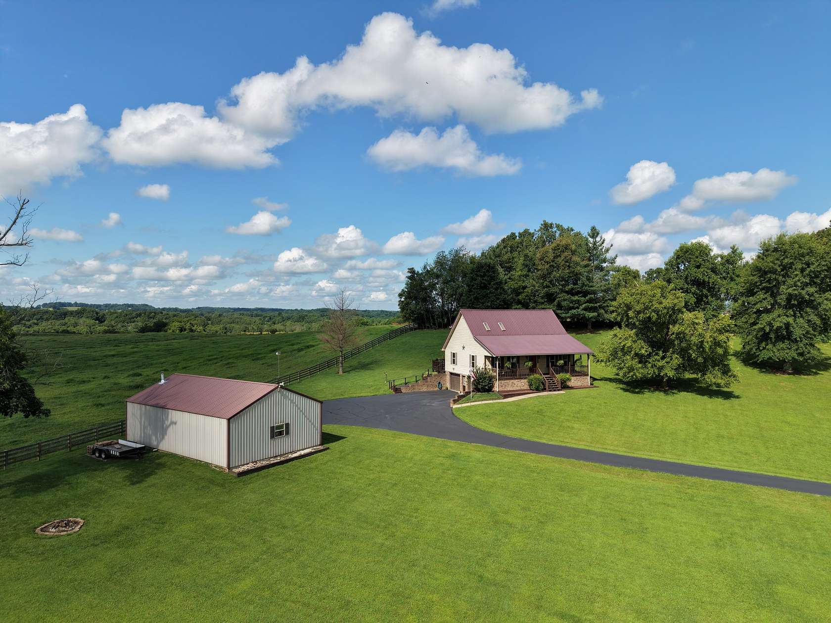 2.54 Acres of Land with Home for Sale in Summer Shade, Kentucky