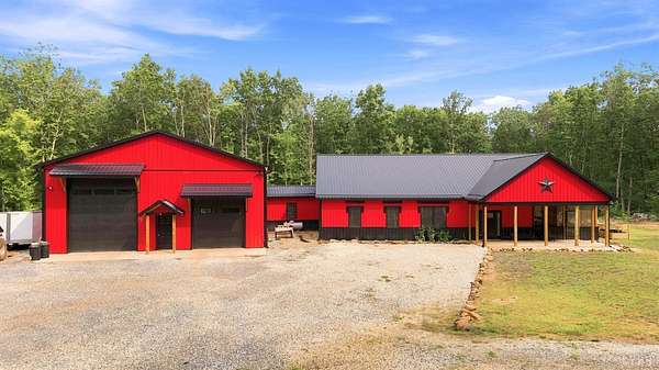 10.2 Acres of Recreational Land with Home for Sale in Concord, Virginia