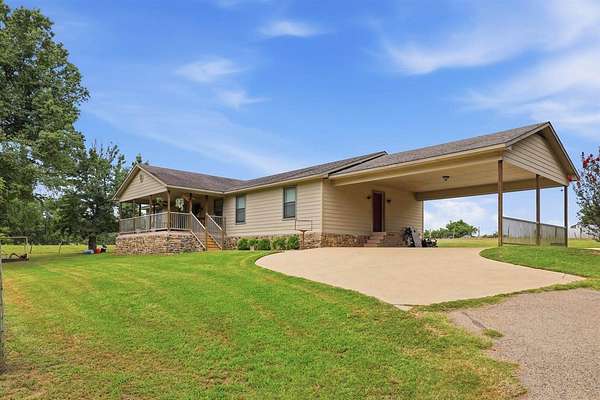 5.41 Acres of Land with Home for Sale in Gilmer, Texas