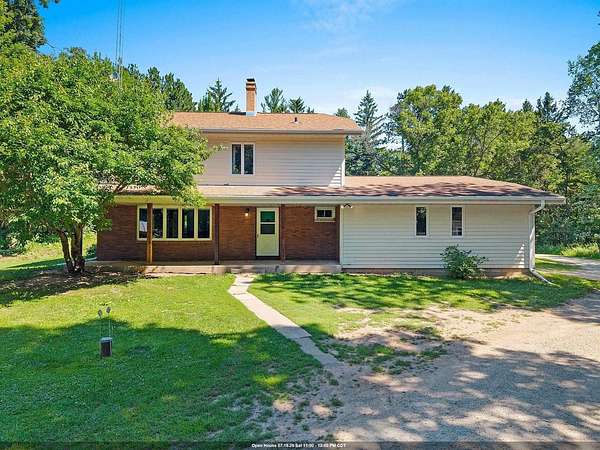 9.78 Acres of Land with Home for Sale in Crivitz, Wisconsin