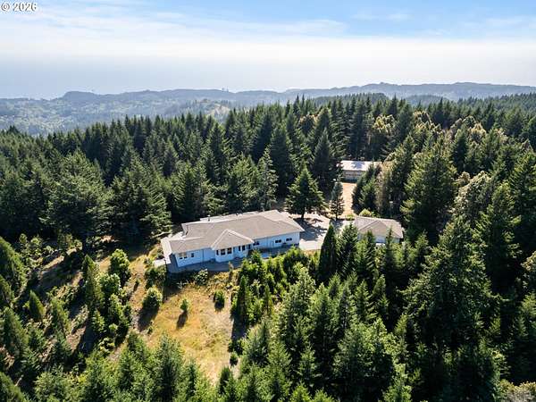 80.5 Acres of Recreational Land with Home for Sale in Brookings, Oregon