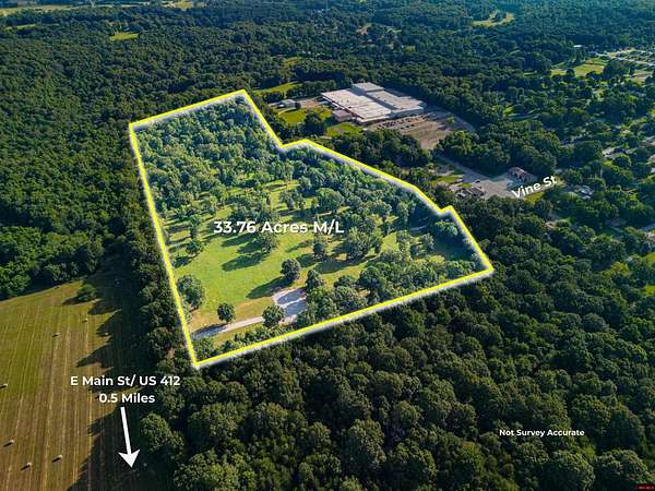 33.8 Acres of Land for Sale in Gassville, Arkansas