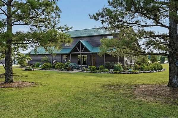 12.2 Acres of Land with Home for Sale in Skiatook, Oklahoma