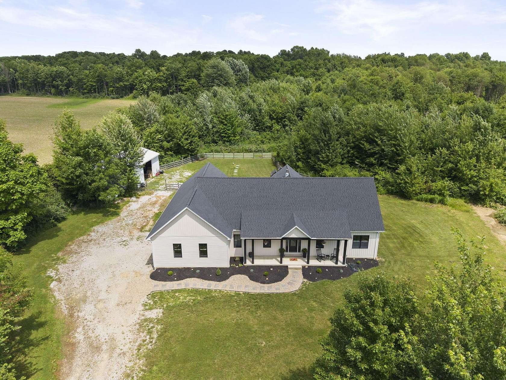 6 Acres of Land with Home for Sale in Cardington, Ohio