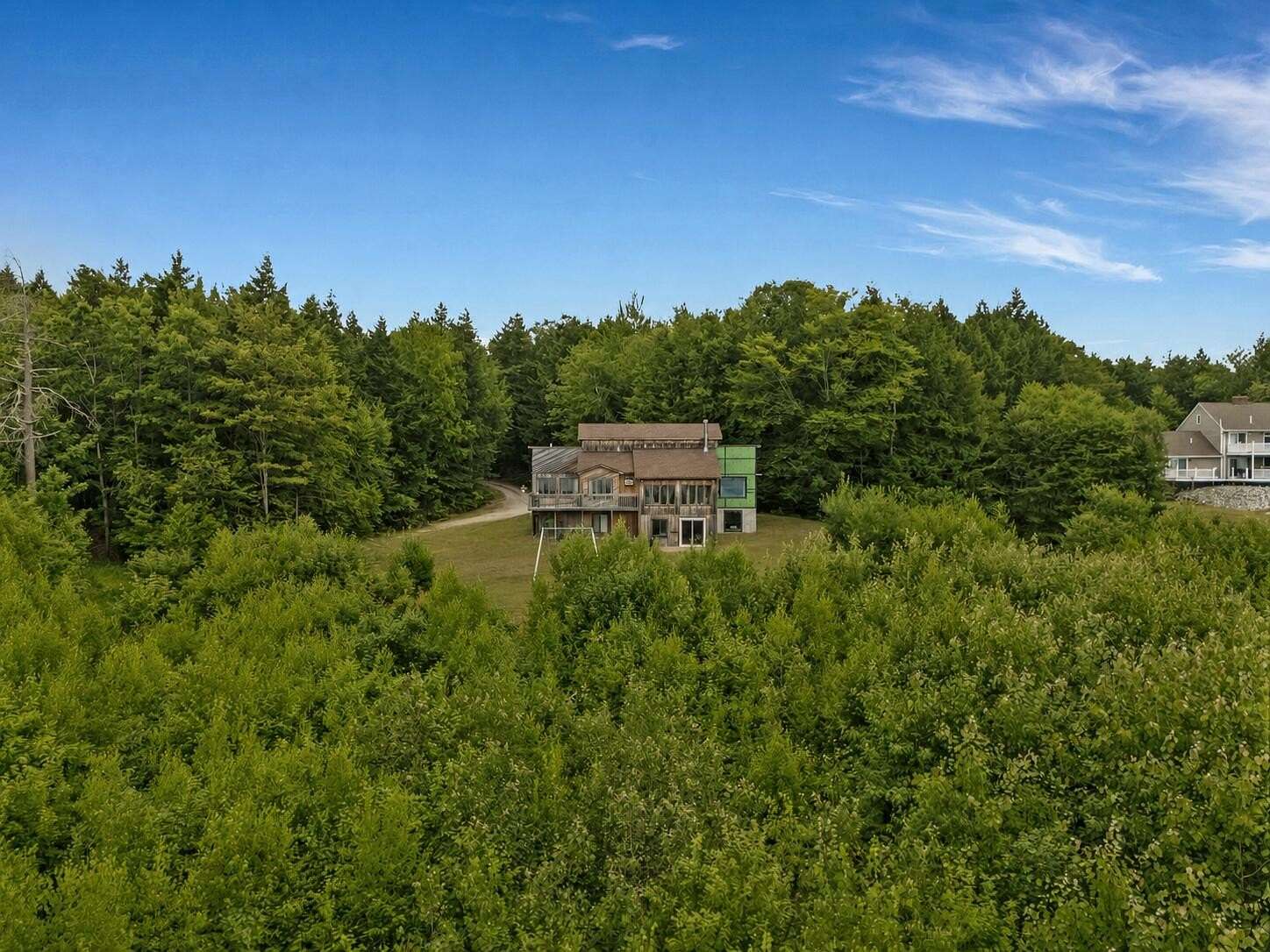 10 Acres of Land with Home for Sale in Sebago Town, Maine