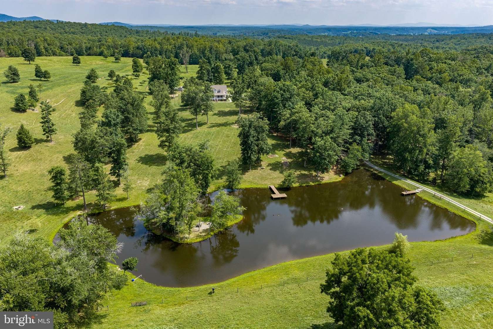 103 Acres of Land with Home for Sale in Reva, Virginia
