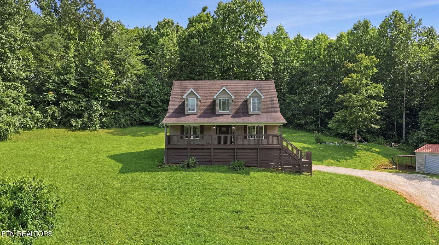 4.35 Acres of Land with Home for Sale in Rocky Top, Tennessee