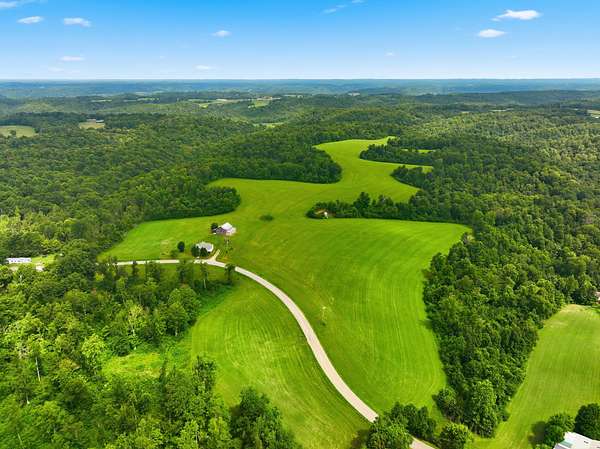 154 Acres of Land with Home for Sale in Liberty, Kentucky