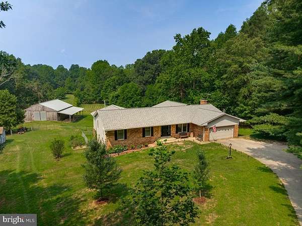 10.3 Acres of Land with Home for Sale in Huntingtown, Maryland