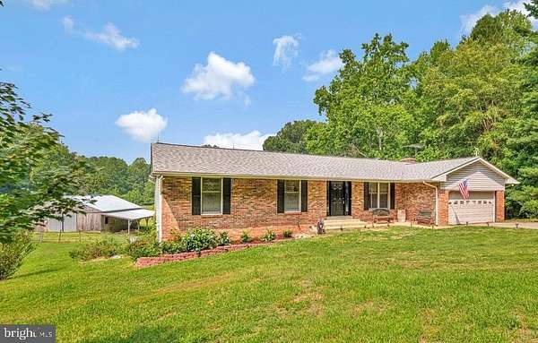 10.3 Acres of Land with Home for Sale in Huntingtown, Maryland