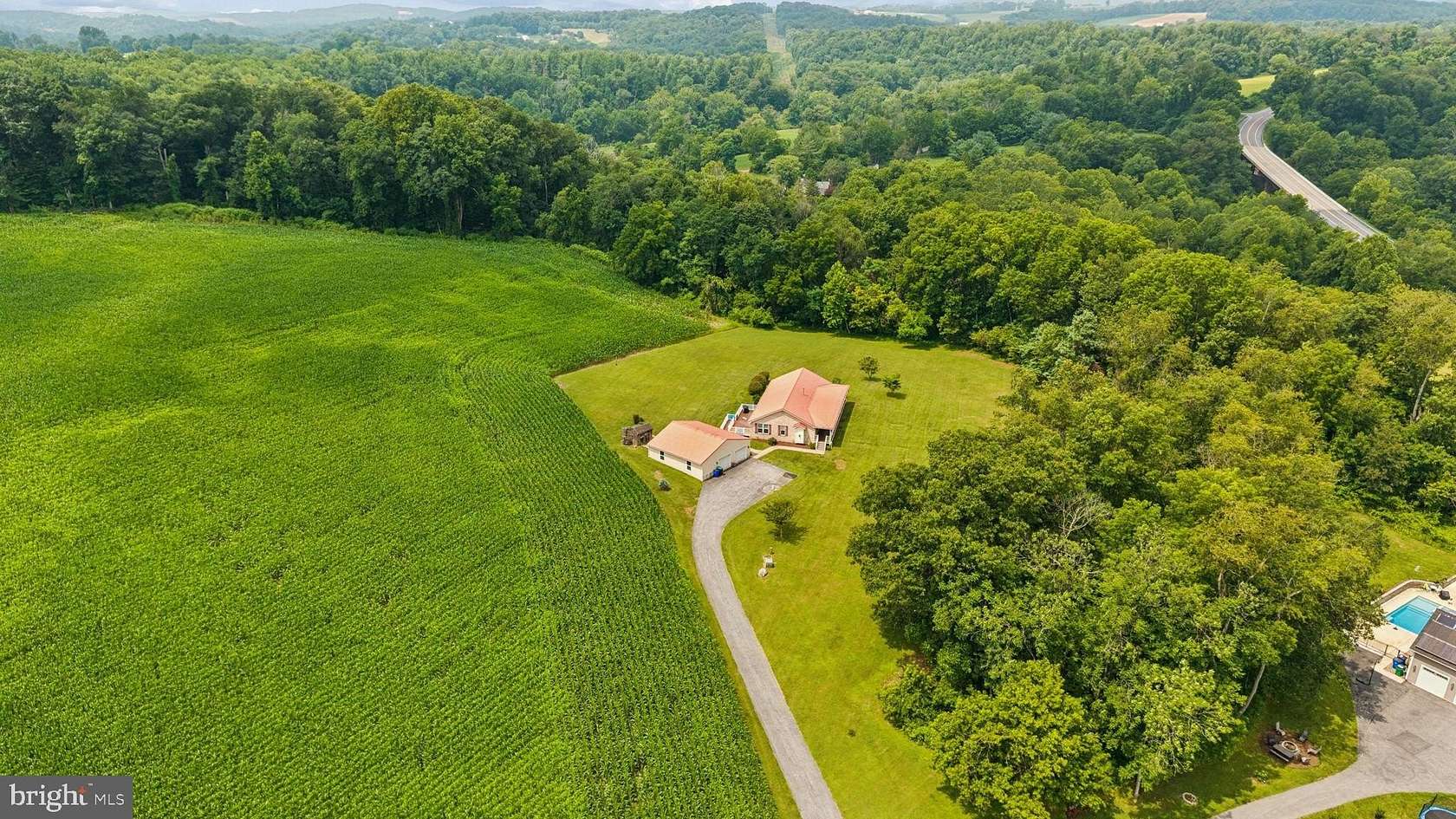 2.4 Acres of Land with Home for Sale in Frederick, Maryland