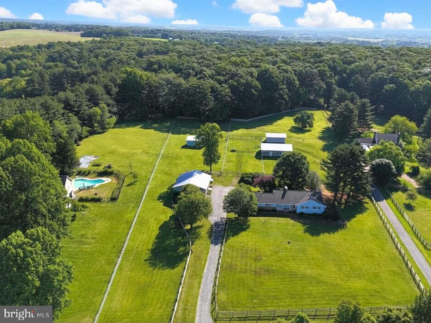 6.77 Acres of Land with Home for Sale in Woodbine, Maryland