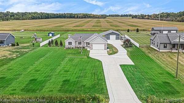 2 Acres of Land with Home for Sale in Almont Township, Michigan