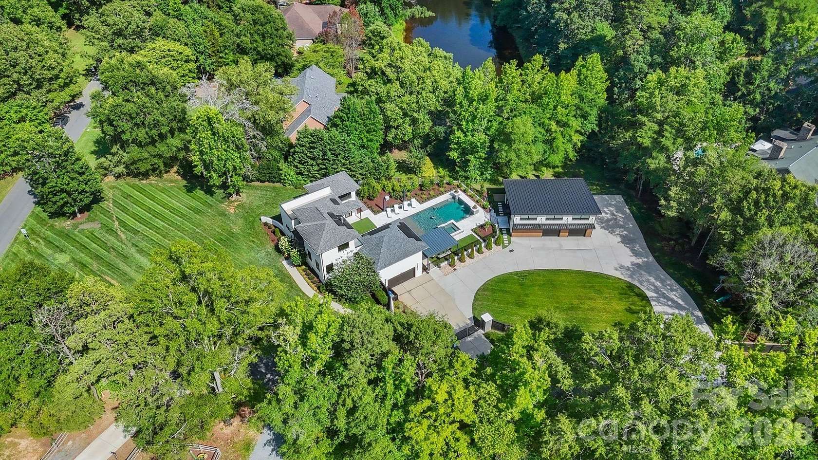 1.58 Acres of Land with Home for Sale in Matthews, North Carolina