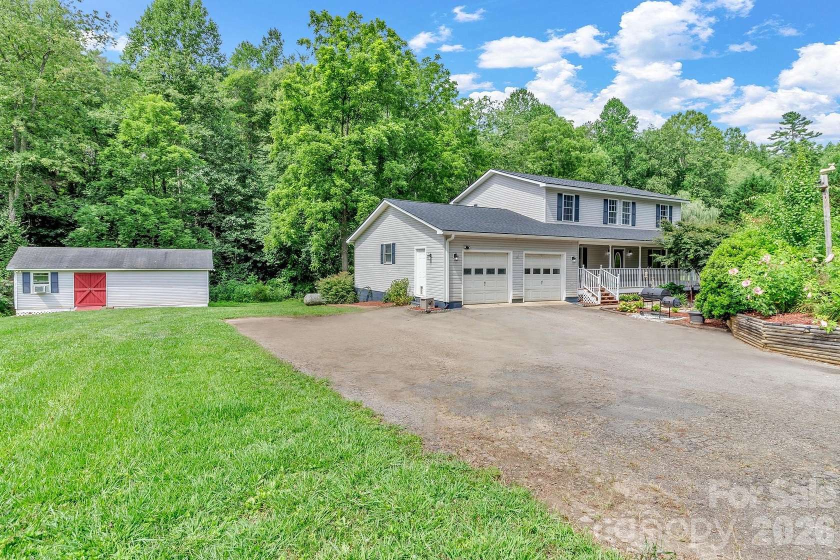 2 Acres of Land with Home for Sale in Leicester, North Carolina
