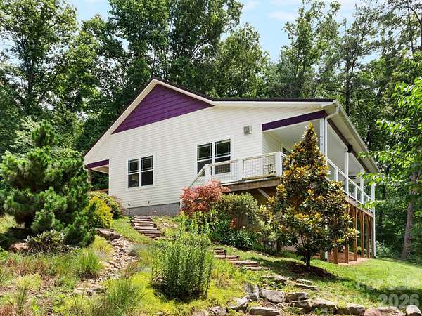 1.5 Acres of Land with Home for Sale in Weaverville, North Carolina