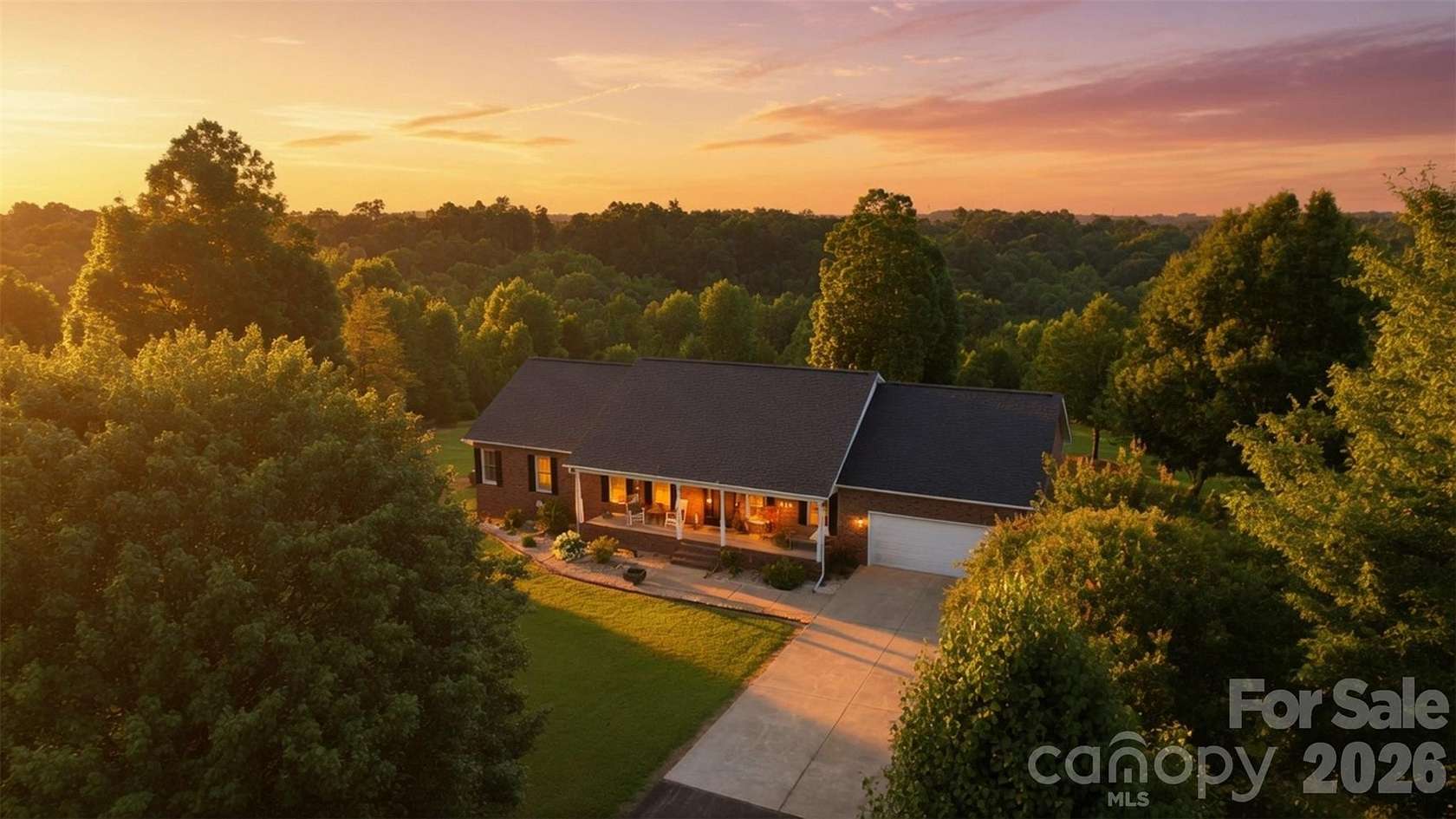 13.7 Acres of Land with Home for Sale in Taylorsville, North Carolina
