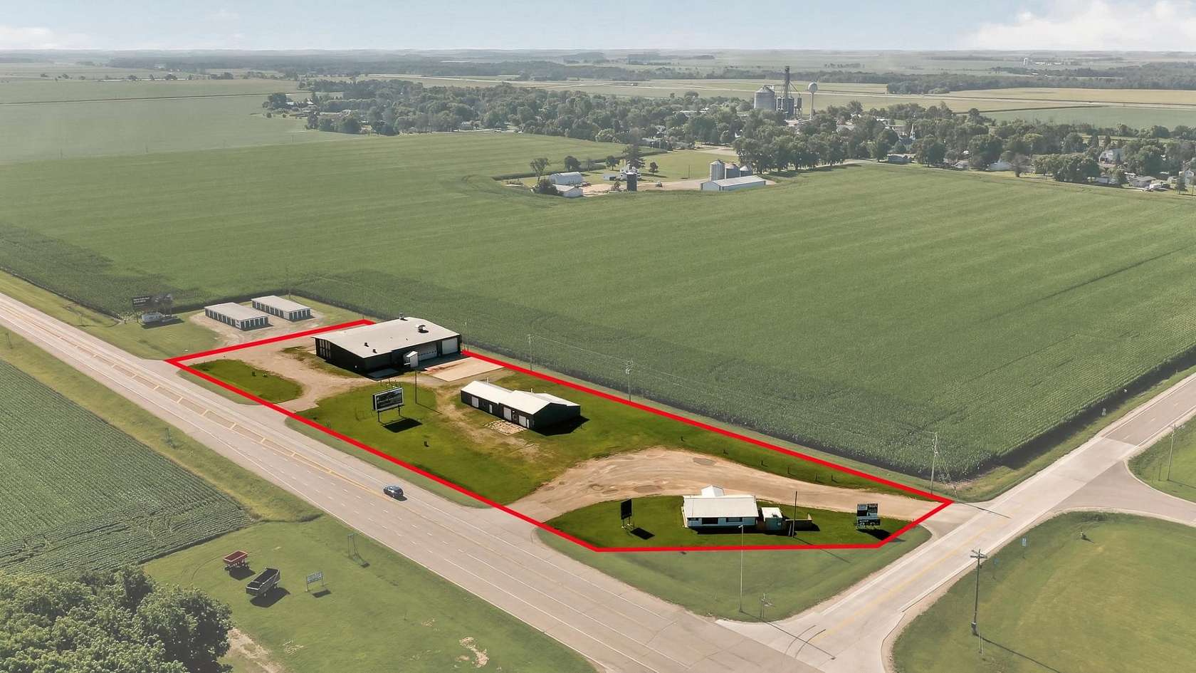 3 Acres of Mixed-Use Land for Sale in Claremont, Minnesota