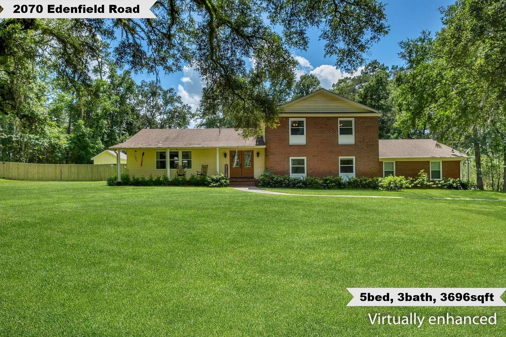 2 Acres of Land with Home for Sale in Tallahassee, Florida