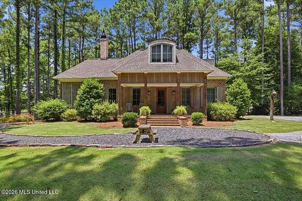 6.73 Acres of Land with Home for Sale in Madison, Mississippi