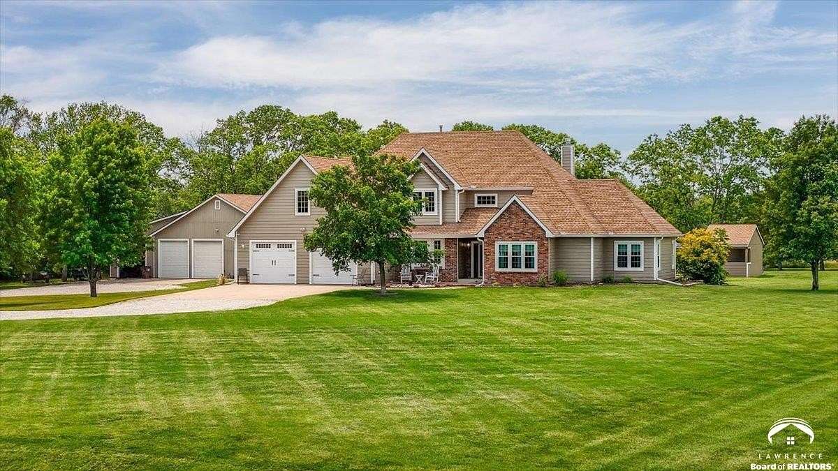 3 Acres of Land with Home for Sale in Lawrence, Kansas