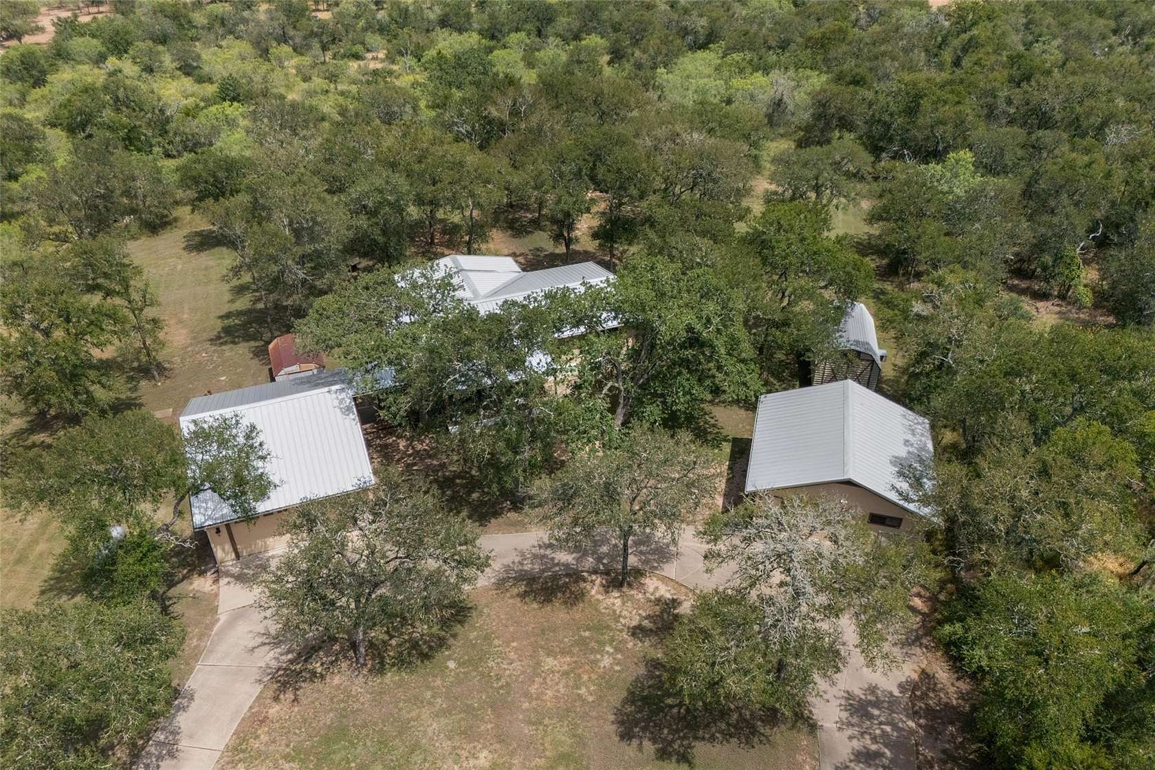 5.55 Acres of Land with Home for Sale in Cedar Creek, Texas