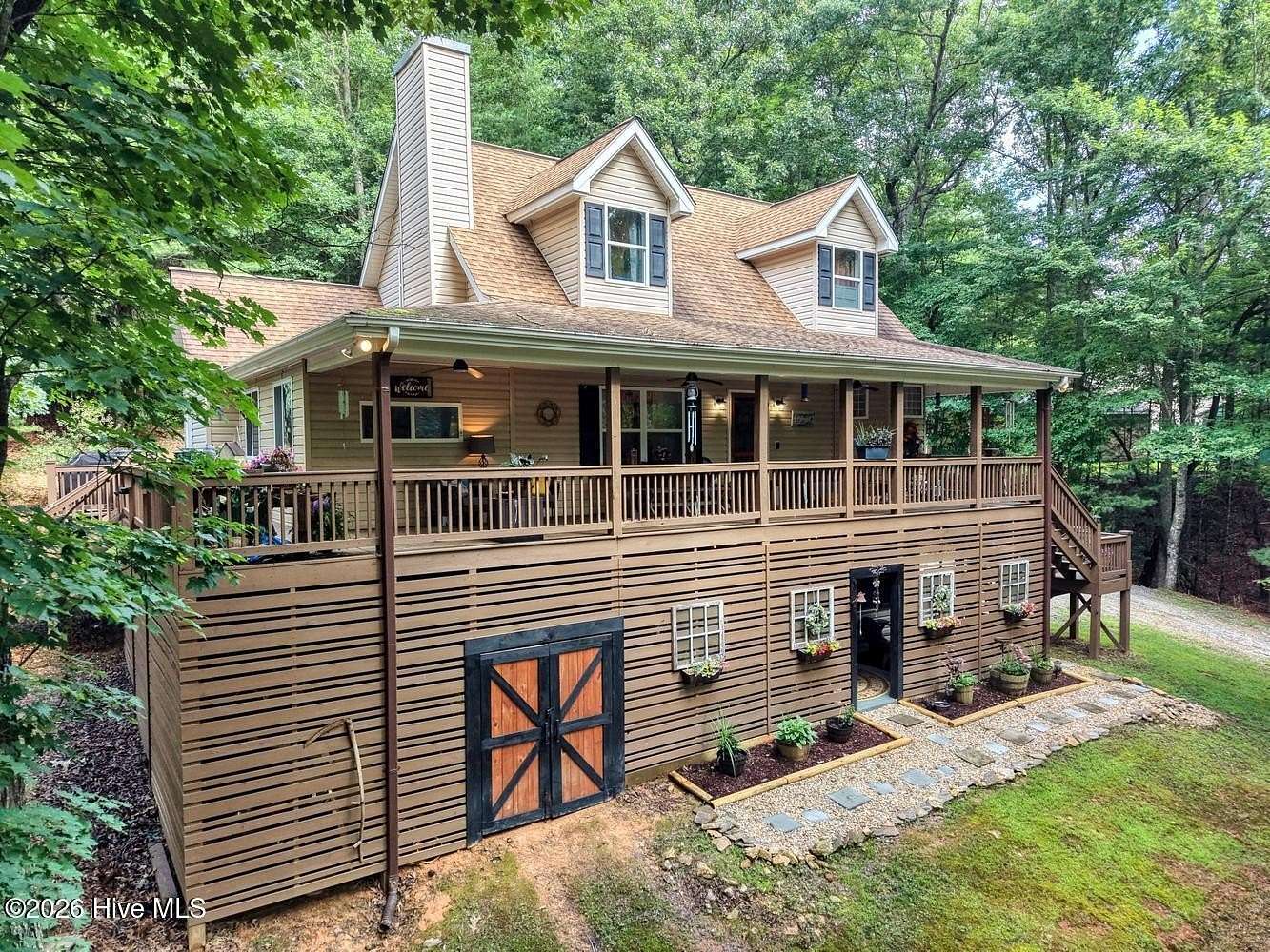 3.33 Acres of Land with Home for Sale in Blairsville, Georgia