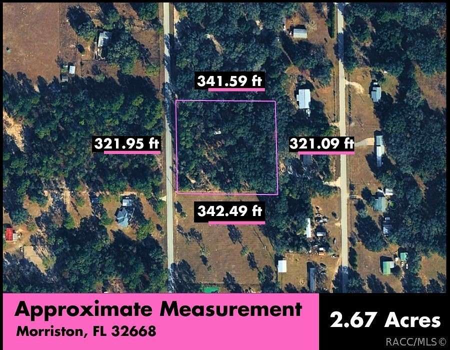 2.67 Acres of Residential Land for Sale in Morriston, Florida