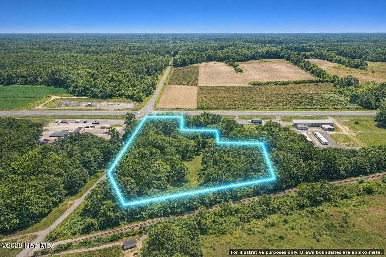10 Acres of Commercial Land for Sale in Laurinburg, North Carolina