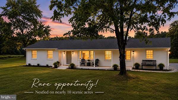 9.46 Acres of Land with Home for Sale in Bealeton, Virginia