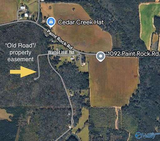38 Acres of Recreational & Residential Land for Sale in New Hope, Alabama