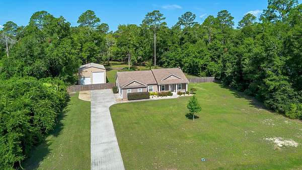 2 Acres of Land with Home for Sale in Crawfordville, Florida