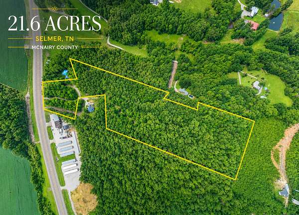 21.6 Acres of Land for Sale in Selmer, Tennessee