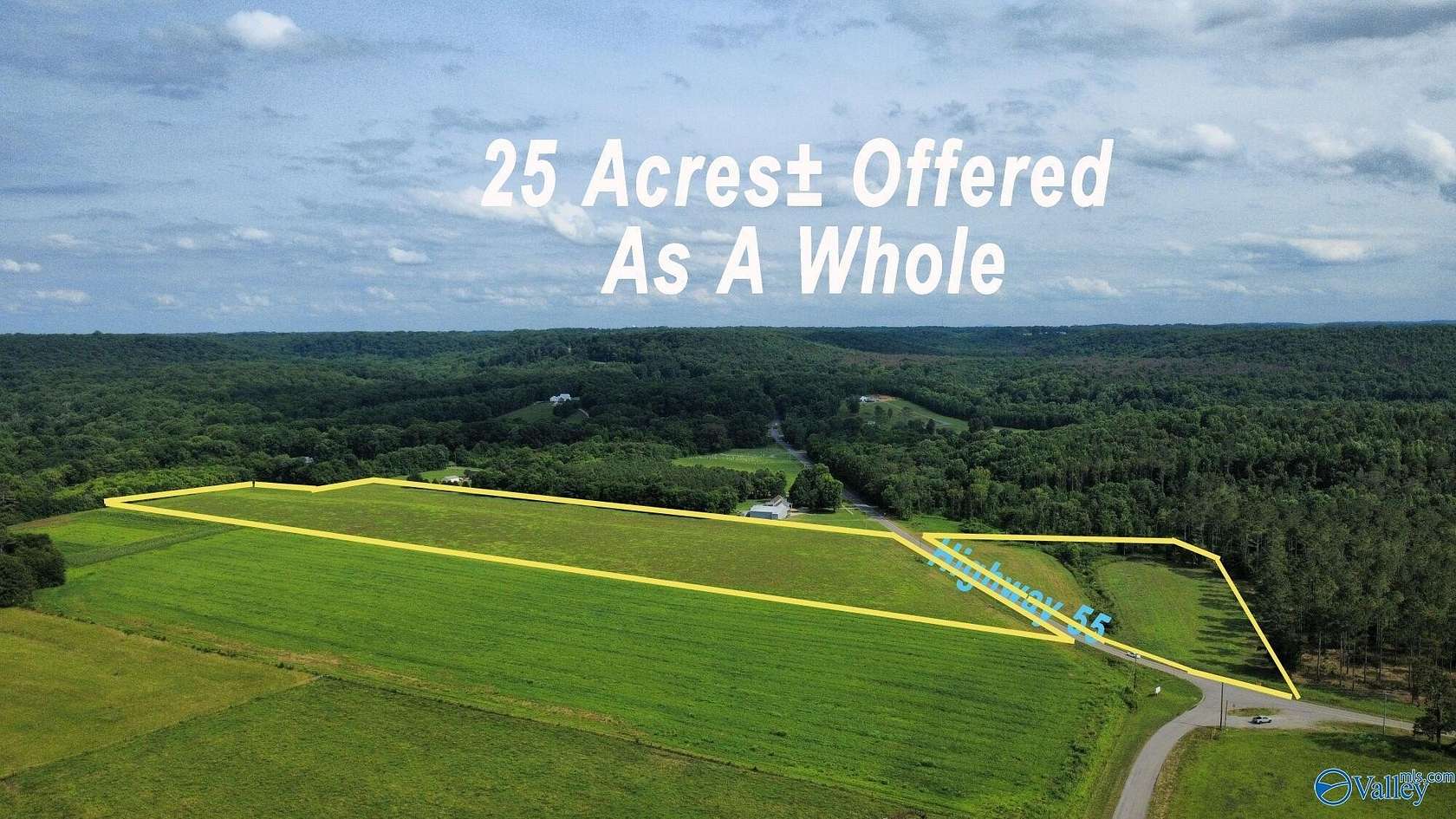 25 Acres of Agricultural & Residential Land for Auction in Falkville, Alabama