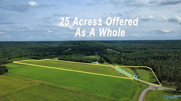 25 Acres of Agricultural & Residential Land for Auction in Falkville, Alabama
