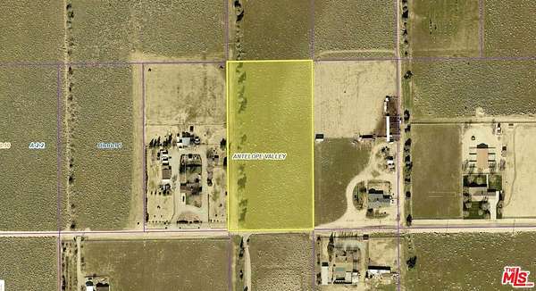 5 Acres of Residential Land for Sale in Lancaster, California