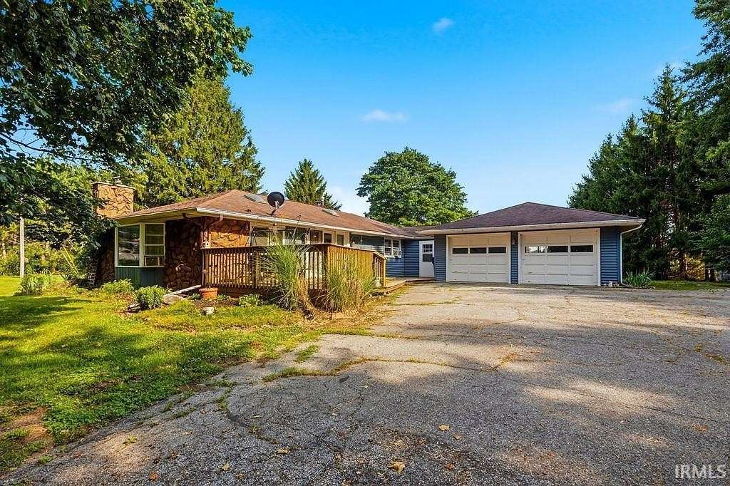 9.12 Acres of Land with Home for Sale in Andrews, Indiana