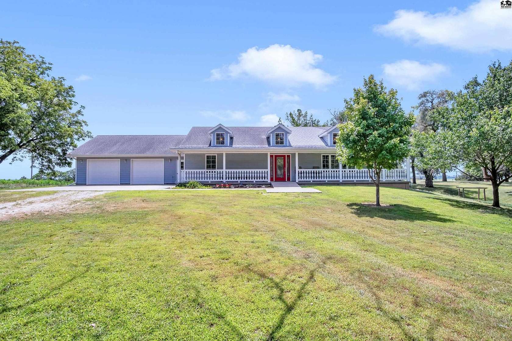 21.7 Acres of Recreational Land with Home for Sale in Inman, Kansas